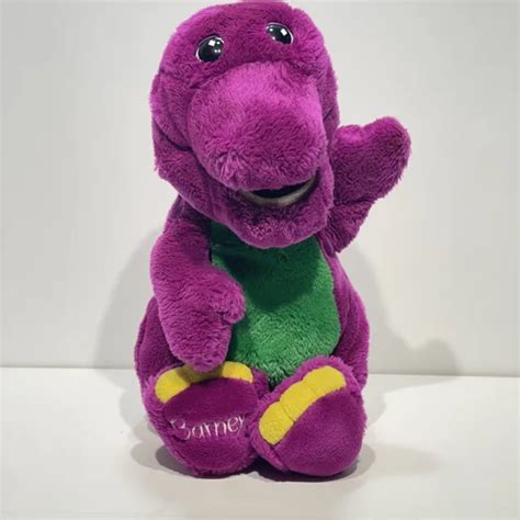 Vintage Barney The Dinosaur 12 Plush 1993 Lyons Group Purple Stuffed