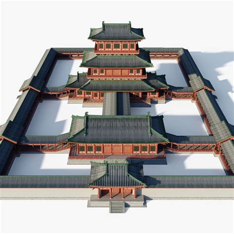 Chinese Palace 3d Model