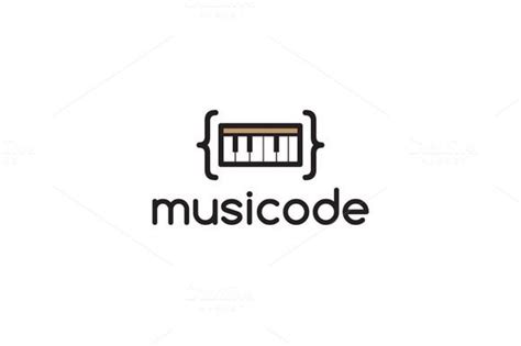 Music Code Logo Logo Logo Design Template Coding