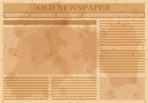 Old Blank Newspaper Template 7 Templates Example Templates