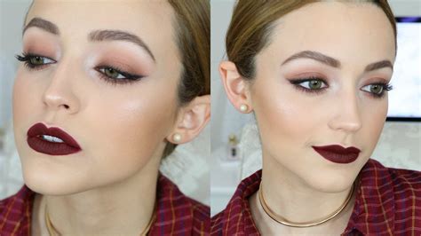 Affordable Fall Vampy Makeup Look Youtube