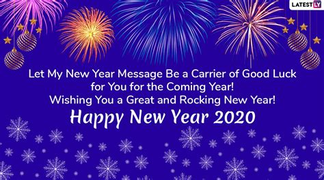 Happy New Year 2020 Wishes And Quotes Sms Whatsapp Stickers Messages