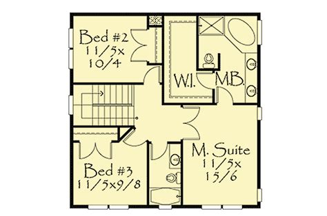 Traditional Four Square Home Plan 85027ms Architectural Designs