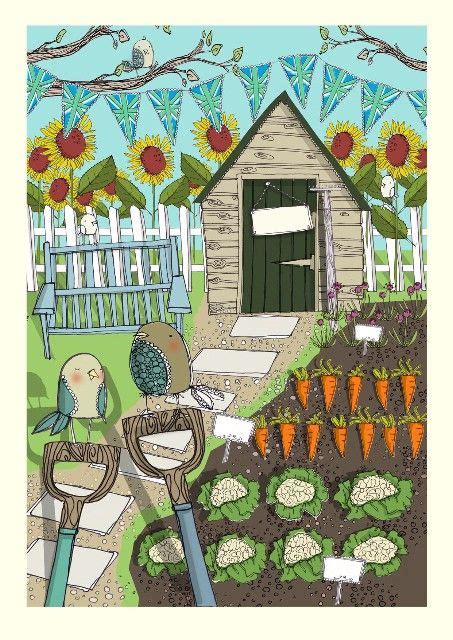 Pin By Ma Maggie On Patterns In 2020 Garden Illustration Garden
