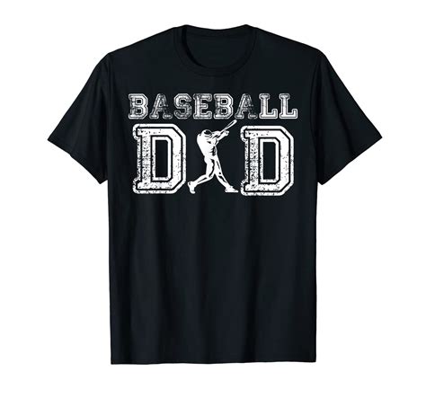 Baseball Dad T Shirt Fathers Day T For Daddy Papa Father Stellanovelty