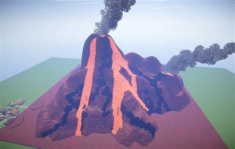 Nether Volcano Minecraft Project