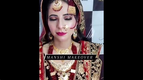 Beautiful Bridal Makeup 😍 At The Amazing Makeup By Mansi Makeover