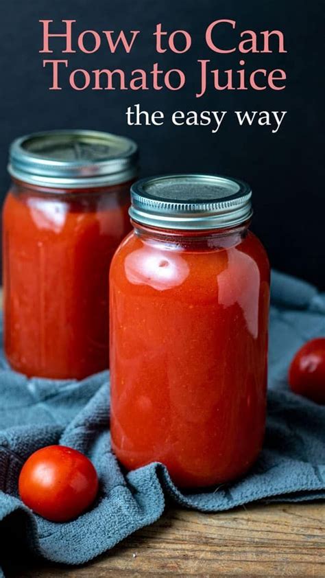 Canning Tomato Juice Recipe Tomato Juice Recipe For Canning