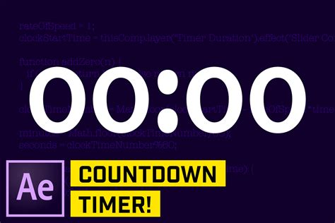 122+ Adobe After Effects Countdown Timer Template - Download Free SVG