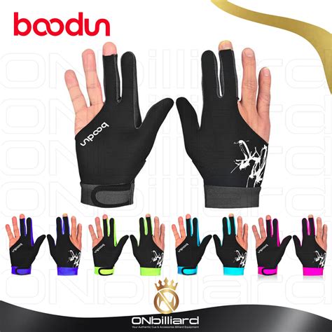Jual Sarung Tangan Billiard Boodun Glove One Open Finger Original