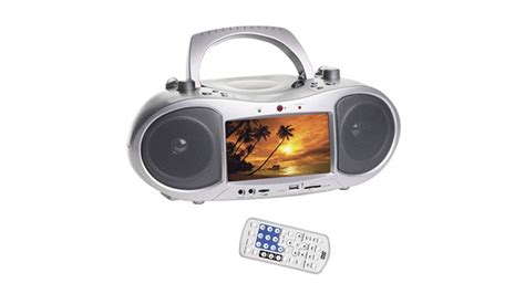 Dvd Player Boombox Lenoxx Dt 520 Com Tv Tela Lcd De 7 Entrada Usb E