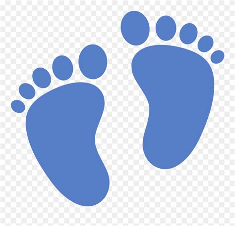 Baby Foot Vector Clipart 5785193 Pinclipart