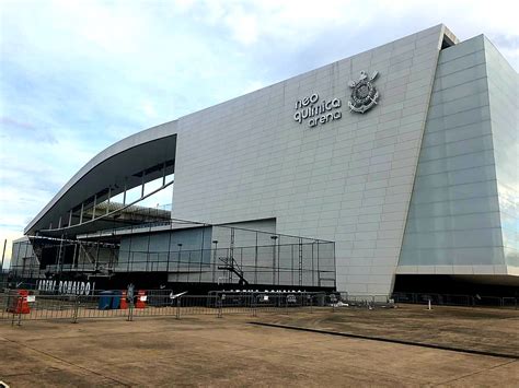 Corinthians Instala Nova Logomarca Da Neo Química Arena Gazeta Esportiva