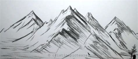 Una dintre numeroasele imagini de stoc gratuite extraordinare de la pexels. Piesaj cu munti in creion - Desene in creion - Cristina ...