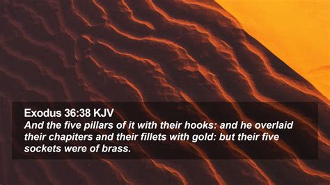 Exodus KJV Desktop Wallpaper And The Five Pillars Of It With Their Hooks And