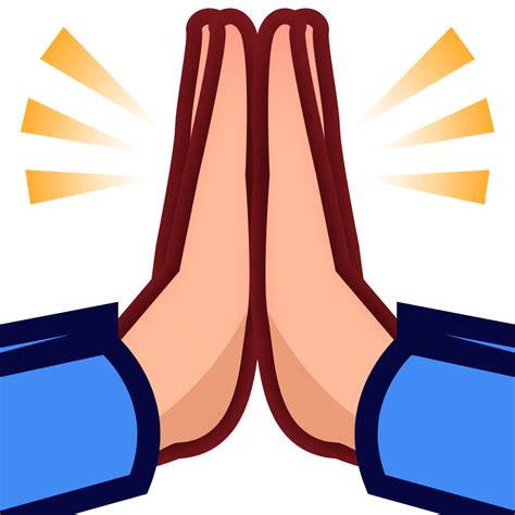 Emoji Praying Hands Prayer High Five Emoticon Hand Emoji Png Download Free