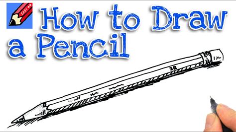 Learn How To Draw A Pencil Real Easy For Kids And