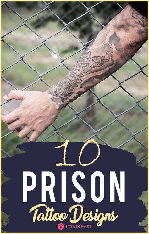 27 Best Prison Tattoo Designs With Meanings In 2021 Prison Tattoos