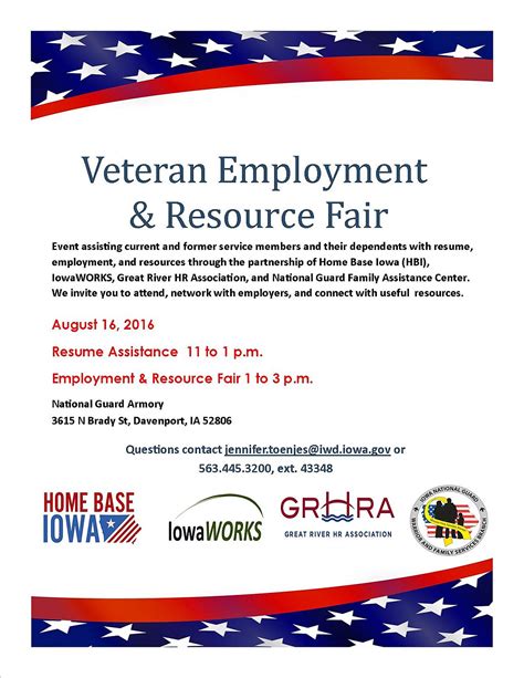 Veterans Job Fair Tuesday August 16th