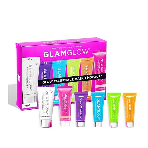 Glamglow Glow Essentials Mask And Moisturizer Set Glam Glow Mask