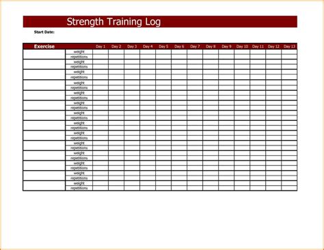 Training Spreadsheet Template Spreadsheet Templates For Business