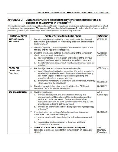 Remediation Plan 10 Examples Format Pdf Examples