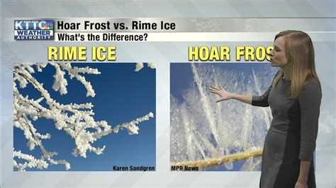 Rime Ice Vs Hoar Frost Youtube