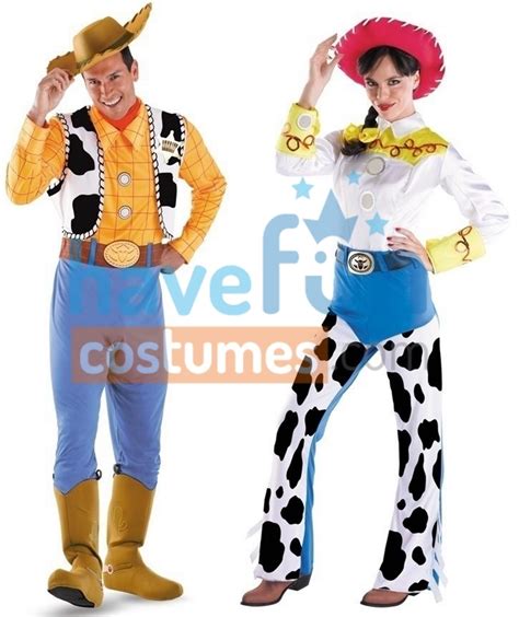 Couples Toy Story Woody And Jessie Adult Costumes Have Fun Costumes