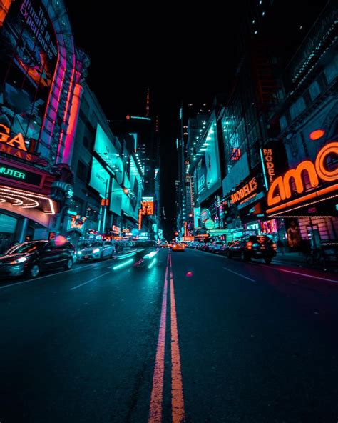 Urban Night Photography In New York City By Charles Ivan Ong Street