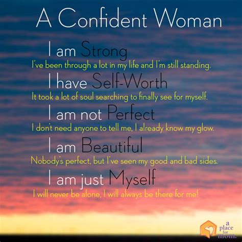 A Confident Woman A Place For Mom Inspirational Poem