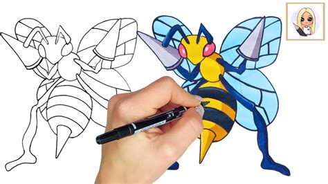 How To Draw Beedrill Pokemon Youtube