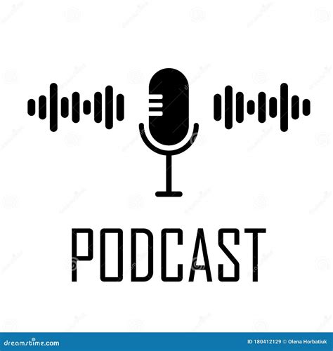 Podcast Icon Speech Wireless Or Broadcast Illustration As A Simple