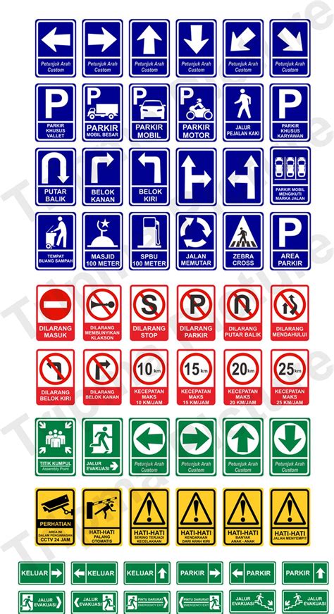 Jual stiker lintas husein : Jual Ready Stock Rambu - rambu Lalu Lintas Dilarang Stop ...