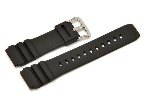 We have many original casio replacement straps in stock. Genuine Casio Replacement Black Resin Watch strap for MDV-106
