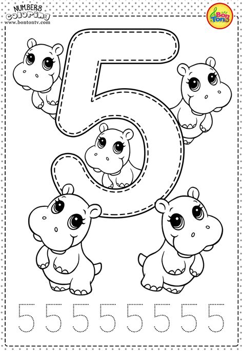 Number 5 Preschool Printable Worksheets And Free Coloring Pages