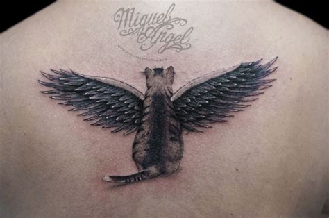 Angel Tattoo Designs Cat Lover Tattoo Cat Tattoo