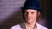 Alex De Large (Malcolm McDowell) il protagonista di ARANCIA MECCANICA ...