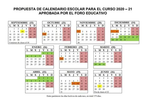 Calendario Escolar 2020 2021 En Ceuta 🗓️👨‍🎓 🏕️☀️