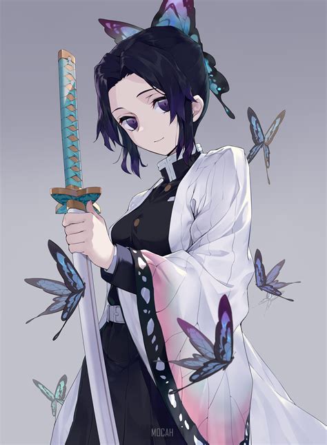 482887 Artwork Anime Girls Digital Art 2d Katana Butterfly