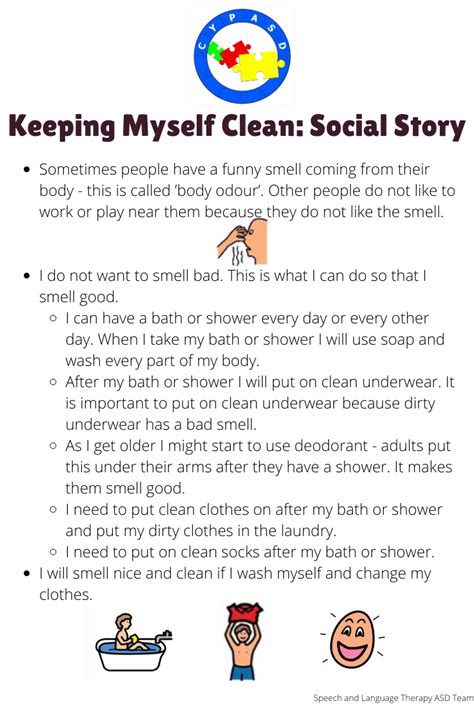 Keeping Myself Clean Social Story In 2022 Social Stories