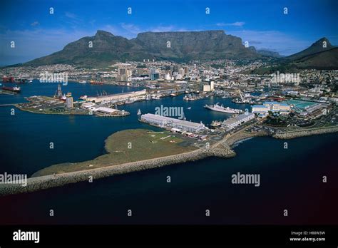 Aerial View Of Waterfront Cape Town South Africa Stock Photo Alamy