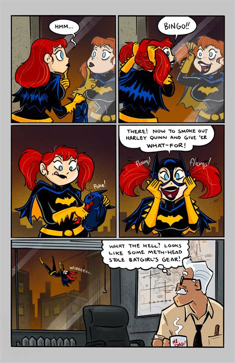 Batgirl V Harley P5 By Mr Dna On Deviantart