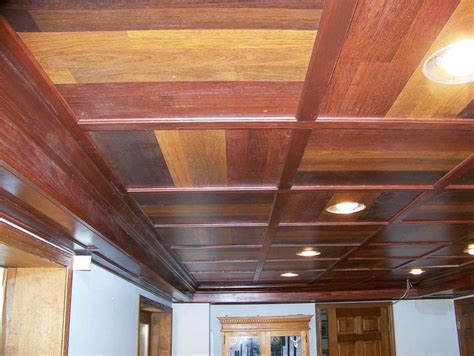 Drop ceiling runners using ripped paneling very cool i think it would look really nice with painted. Best 25+ Cheap ceiling ideas ideas on Pinterest | Drop ...