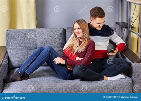 Romantic Date Of Lovers In A Student Dorm Room Stock Image Image Of