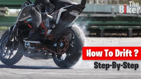 How To Drift Motorcycle Stunts Step By Step Drift Motorcycle