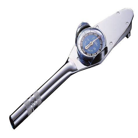 Precision 38 In Drive Dial Type Torque Wrench With Memory Pointer