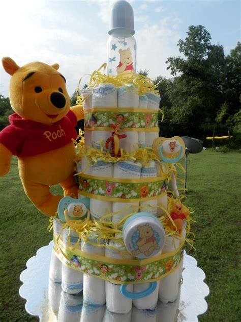 Winnie The Pooh Baby Shower Party Ideas Winnie The Pooh Diaper Cake