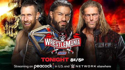 Universal Champion Roman Reigns Vs Edge Vs Daniel Bryan Triple