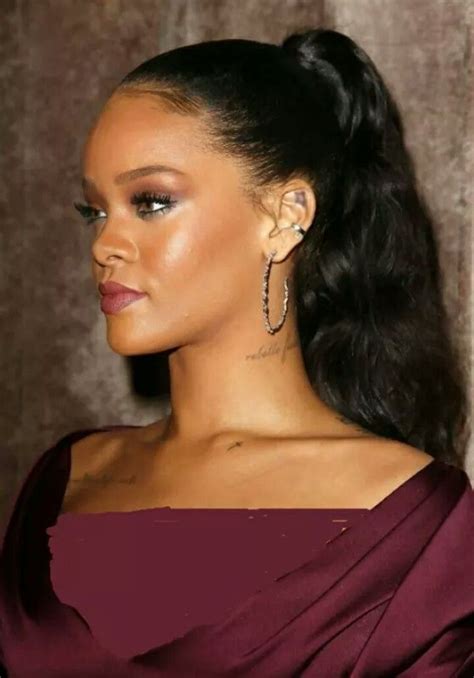 Rihanna Inspiración De Cabello Belleza Rihanna Sin Maquillaje