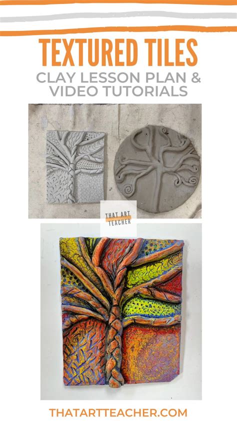 Textured Tiles Clay Lesson Plan That Art Teacher Clay Lesson